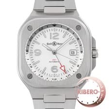 Bell＆Ross Watches BR05 GMT White BR05G-SI-ST/SST Free Shipping with Box
