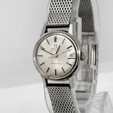 Omega Geneva Ladies SS Automatic Watch Silver Stainless Steel Used