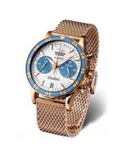 VOSTOK EUROPE Women Analog Quartz Casual Watch Classic Dress Silver Dial Waterpr