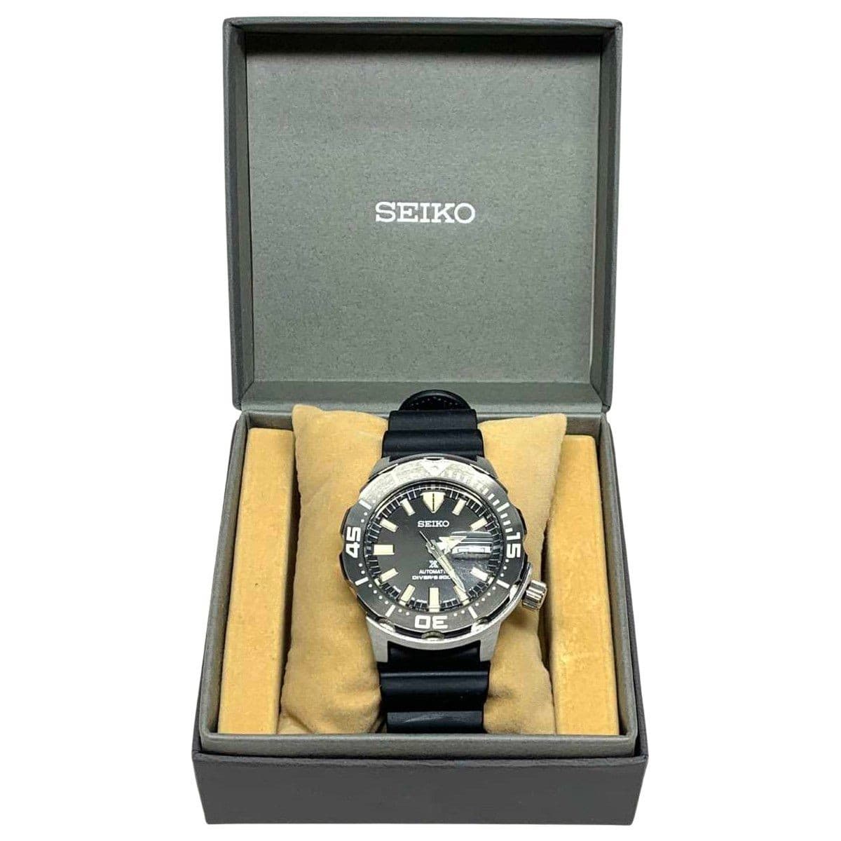 Seiko 4R36-07N0 Automatic Diver Sports Marine Watch Stainless Steel