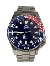 ORIENT F672-UAK0 Automatic Analog Navy Dial Watch Near Mint JAPAN