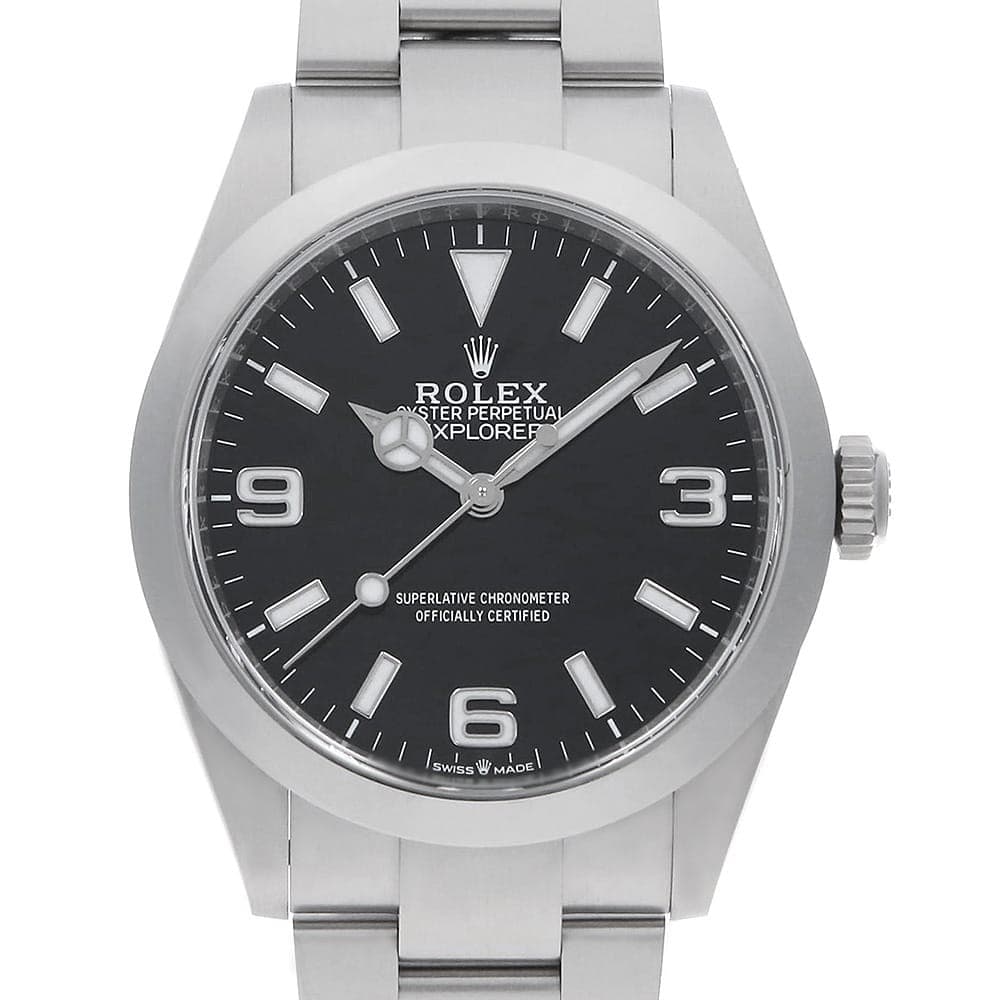 ROLEX Explorer 40 224270 black Random Number second hand mens