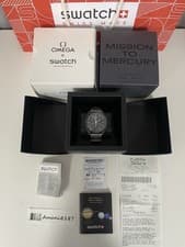 Omega X Swatch Moonswatch Mission To Mercury Watch -Authentic- With Receipt