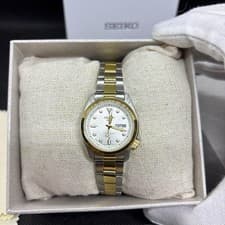 Seiko 5 Sports SRRA002 Automatic Women Watch White Dial Japan