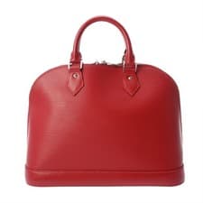 Used Louis Vuitton M4058E SN2183 Women s Handbag Epi Carmine Leather from JAPAN