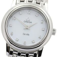 OMEGA 4570.75 De Ville Prestige Quartz Women's Watch From Japan G0425