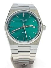 TISSOT PRX 35mm T137210A Green Dial Stainless Watch Near Mint JAPAN