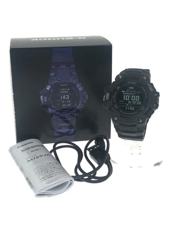 Casio G-Shock G-Squad GBD-H1000-1JR Solar Bluetooth Men's Watch Used