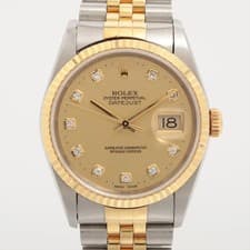 Rolex DATEJUST 36 16233G SS×YG SS×YG AT Champagne-Face