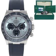 2019 PAPERS Rolex Daytona Oysterflex 116519LN White Gold Ceramic Ghost Panda