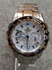 CASIO OCEANUS Manta OCW-S1200-7AJF Mother of Pearl Dial Titanium Solar