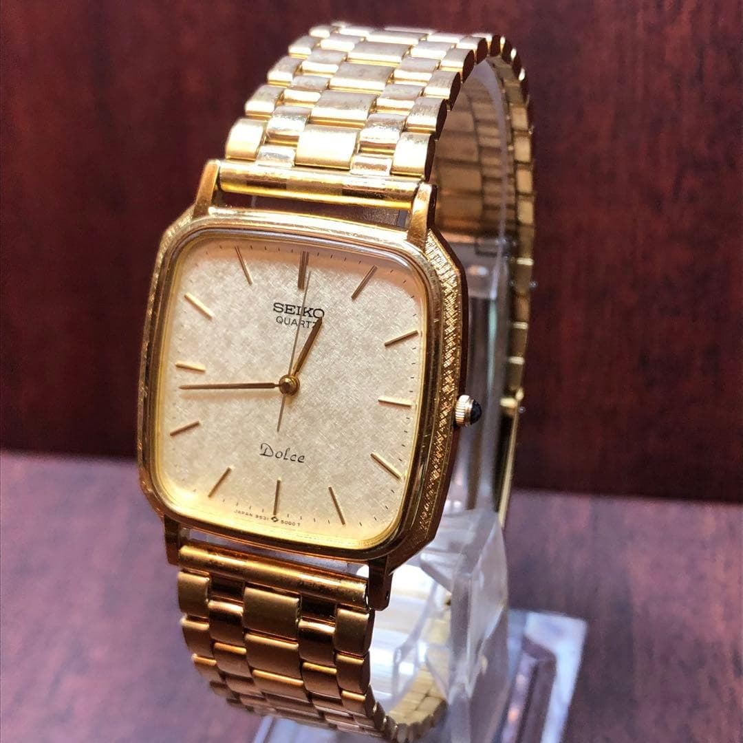 Dolce Quartz Watch 9531-5000 Working Classic Style