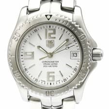 TAG HEUER Link Date Stainless Steel Automatic Winding Men's Watch WT5211