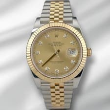 Rolex 41mm Datejust Steel Yellow Gold Jubilee Men's Watch 126333