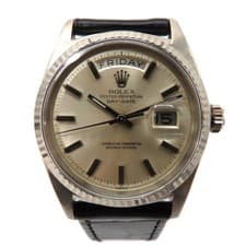 Rolex Day-Date 1803 36mm White Gold Silver Dial Automatic Date Box Papers #KN067