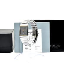 RADO Diastar Jubilee 152.0332.3 Diamond Silver Ceramic Quartz  Men's Watch