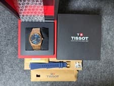 Tissot T137.407.33.041.00 Wristwatch Automatic Rose Gold Tone with Rubber Strap