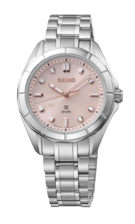 BRAND NEW Seiko Prospex Sea Series Stainless Steel Pink  Women's Watch SUR597