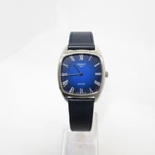 Tissot Stylist Quartz Watch Black Dial Leather Strap Pre-Owned 3.4 cm