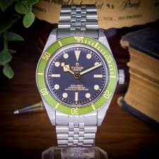 1-of-1 Tudor Black Bay 58 On Jubilee, Green Bezel, 39mm, 79030N