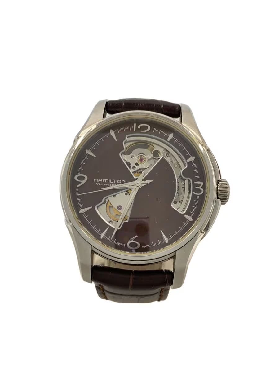 HAMILTON JAZZMASTER Automatic Watch with Minor Scratches Analog Leather BRW BRW