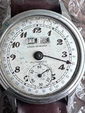 vintage Girard Perregaux triple calendar automatic