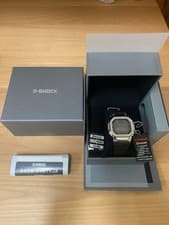 G-Shock GMW-B5000-1JF Silver Full Metal Black Watch 607863
