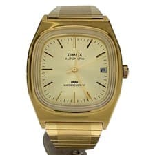 Import duty included for US buyers  Timex Automatic Watch Stainless Steel Gold T