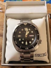 Seiko Prospex Men's Black Watch - SRP775 