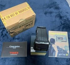 Timex Expedition WS4 Black 1st Gen Quartz Digital Watch NIB From Japan