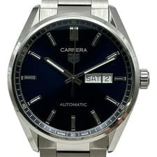 Tag Heuer TAG Heuer Carrera Calibre 5 Day-Date WBN2012 BA0640 Blue Stainless