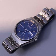 Seiko King Quartz Watch 1977 Model 4823-8130 Stainless Steel Band