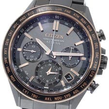 CITIZEN Attesa ACT Line CC4074-61W/F950-0029S0C Solar Powered Radio Men's_953512