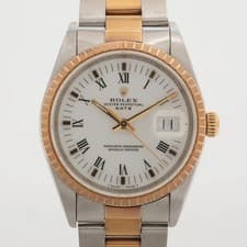 Rolex Oyster Perpetual Date 15223 SS×YG SS×YG AT white dial 1 Extra Link