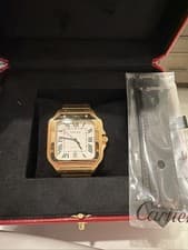 Cartier Santos WGSA0029 Yellow Gold  Watch 2023 White Face