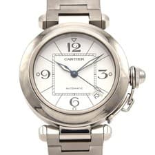 Authentic Cartier Pasha C W31074M7 Stainless Steel Mechanical Automatic #260...