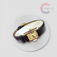 Cartier Tank Must SM Ivory Dial Square Quartz Classic Ladies Watch Japan WORKING
