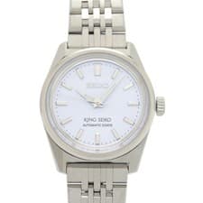 AUTHENTIC SEIKO SDKS027 6R51-00B0 King Seiko Automatic Wristwatch Sac blue SS