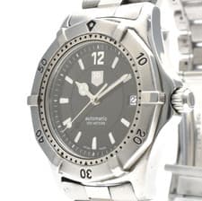 ▶️【  Near  MINT  】 TAG HEUER 2000 WK2118-0 Automatic Black Dial Mens Watch JAPAN