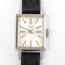 Girard-Perregaux Square Manual Winding 15mm Stainless Steel Leather Women's Watc