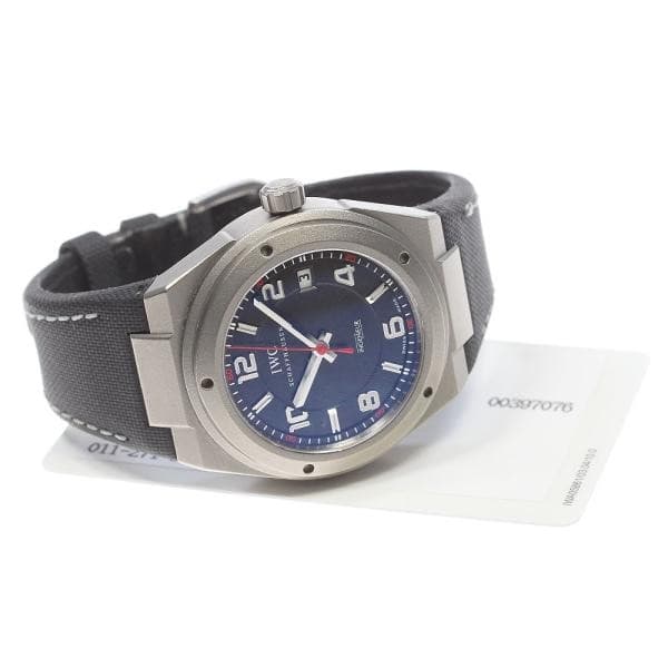 IWC SCHAFFHAUSEN INGENIEUR AUTOMATIC AMG IW322703 42mm Titanium Black Dial #C376