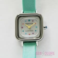 Wicca Sucre Ladurée Macaron Solar Women's Watch White Dial Blue Strap Used