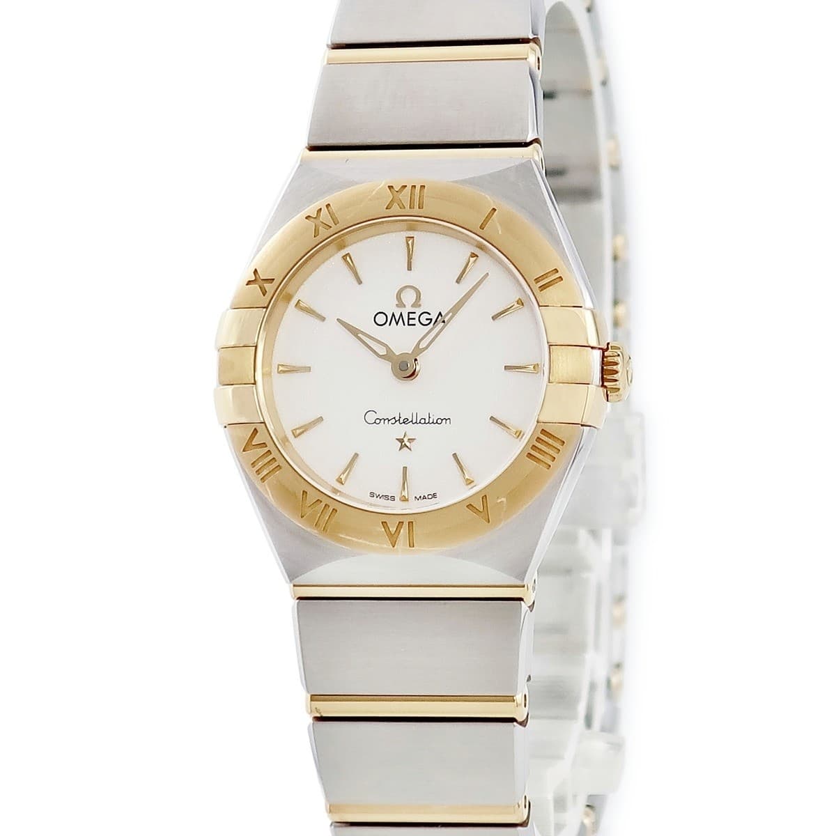 Omega Constellation Blush Quartz 131.20.25.60.02.002 K18YG SS 485663