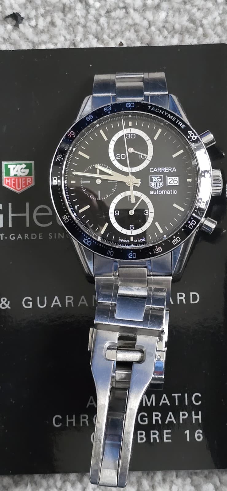 TAG Heuer Carrera Calibre 16 Chronograph – CV2010  – Automatic