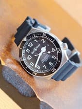 Bell & Ross Type Marine Professional 200m Quartz Black Dial Diver Mens Watch