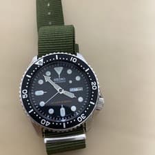 Seiko Automatic Diver'S Watch Black 7S26-0020