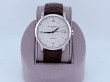 Baume & Mercier Classima 65593 42mm Silver Dial Stainless Steel Leather Band
