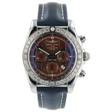 Breitling Chronomat Brown Dial Steel 44mm Automatic Men’s Watch AB0110