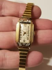 Waltham Ladies 17 jewel Model L-7.25 Grade 737 Wrist Watch. 1937 10K Rolled Gold