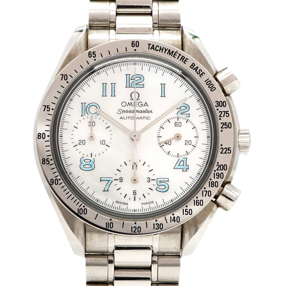 OMEGA Speedmaster 3502.71 Wristwatch White Dial Mens Timepiece